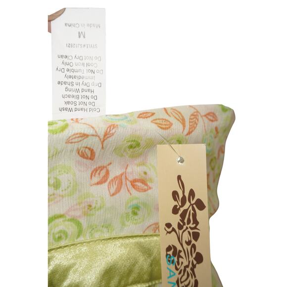 Sanctuary Floral Pleated Babydoll Top (Size M, NWT) - Picture 8 of 9